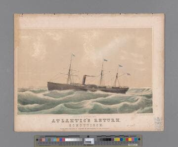 The Atlantic's return : schottisch / music arranged for the piano by Johann Munck