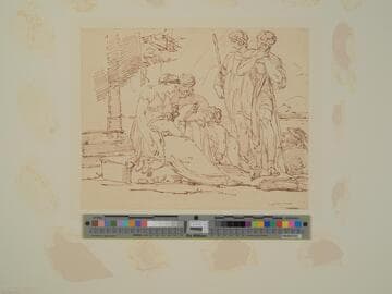 Holy Family with Two Shepherds