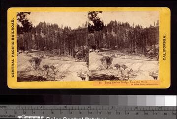 40.  Long Ravine Bridge from the West.  56 miles from Sacramento