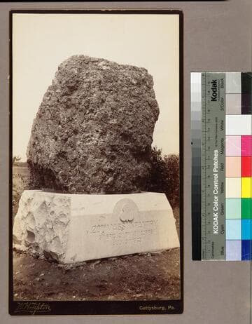 Monument honoring the 20th Massachusetts Infantry, 3rd Brigade, 2nd Division, 2nd Corps