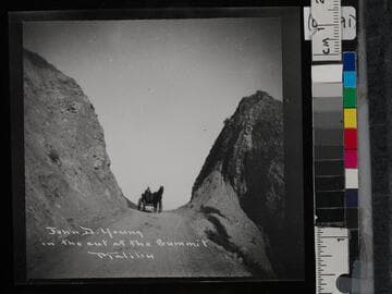 John D. Young in the cut at the summit. Malibu