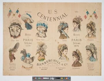 U. S. Centennial ... Modes de Paris spring 1776 ... Modes de Paris spring 1876
