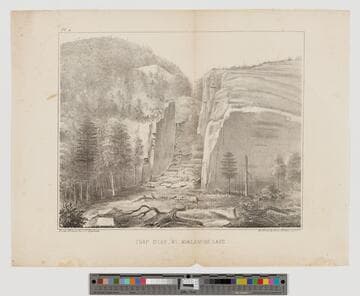 Trap dyke, at Avalanche Lake