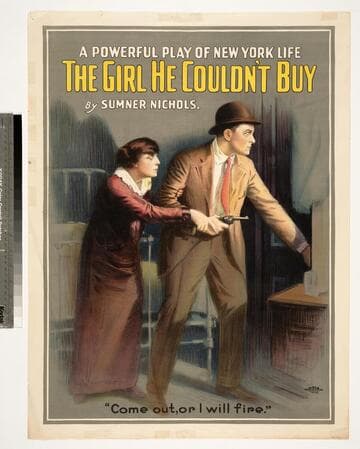 A powerful play of New York life : the girl he couldn't buy : by Sumner Nichols
