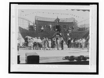 Noah's Ark ride at Abbot Kinney Pier, Venice, California
