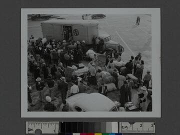 Transportation of Japanese Americans to Manzanar Internment Camp, Venice, California