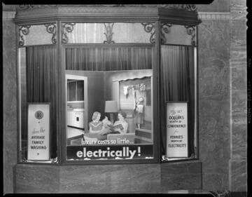 General Office display window
