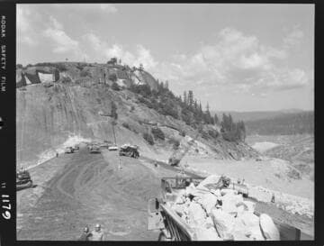 Big Creek - Mammoth Pool - Dam crest elevation 3350