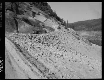 Big Creek - Mammoth Pool - Work on damsite access road