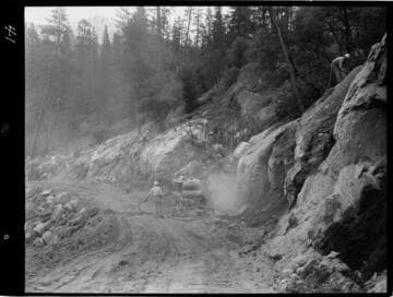 Big Creek - Mammoth Pool - Construction of Main Haul Road to Borrow area