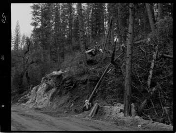 Big Creek - Mammoth Pool - Installation of camp water supply line