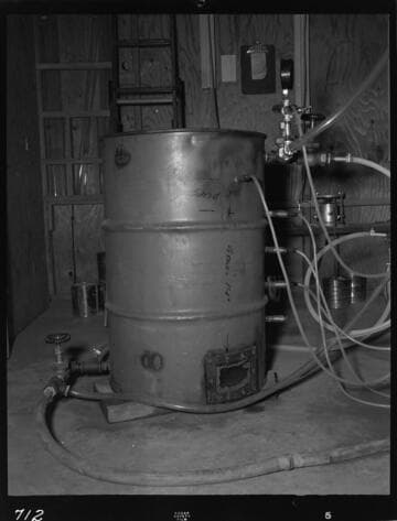 Big Creek - Mammoth Pool - Percolation test on filter material