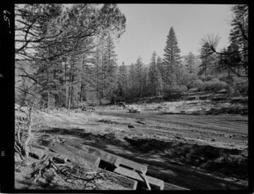 Big Creek - Mammoth Pool - Road construction to Borrow Area