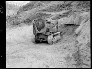 Big Creek - Mammoth Pool - Excavation of diversion tunnel bypass piping