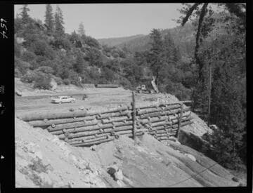 Big Creek - Mammoth Pool - Shakeflat dump area prepared