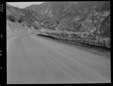 Big Creek - Mammoth Pool - General view of powerhouse access road