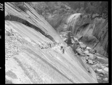 Big Creek - Mammoth Pool - Working on diversion tunnel road