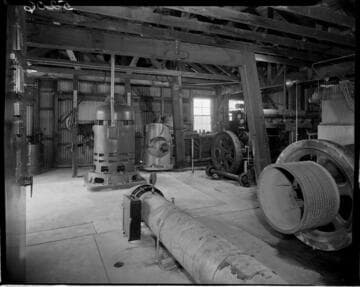 Electric motors at pumping plant