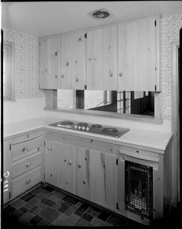 All electric kitchen in home