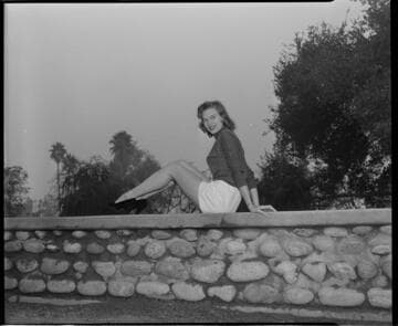 Young lady in shorts