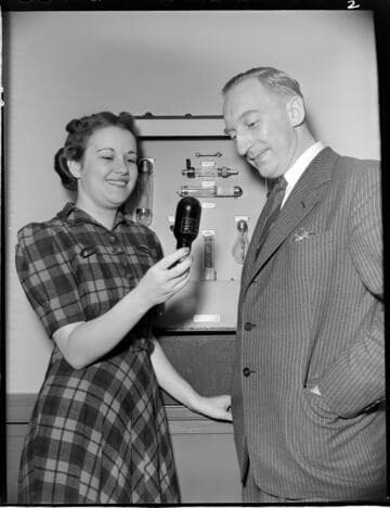 Ilsa Clark and Alston Rogers with black