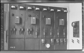 The switchboard at Porterville Substation