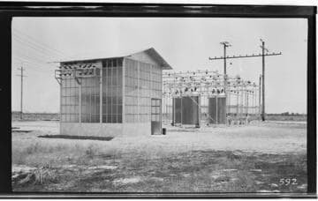 The exterior of Tipton Substation
