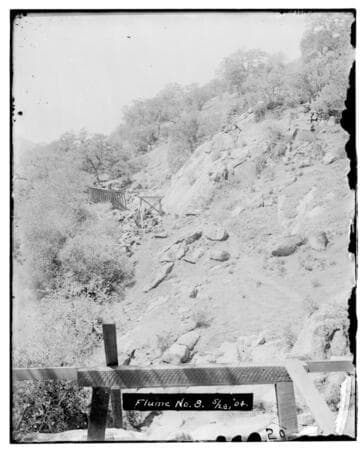 Flume #8 of Kaweah #2 Hydro Plant