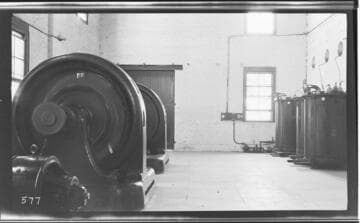The synchronous condensers at Lindsay Substation
