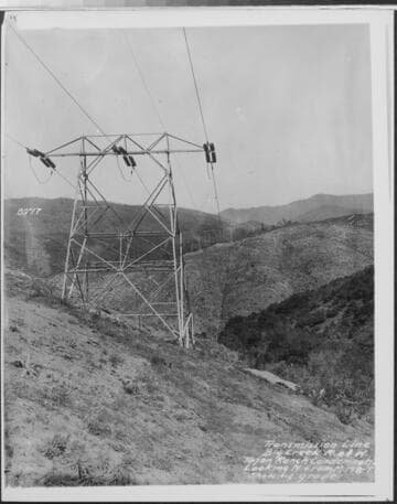 Big Creek Transmission Line right-of-way