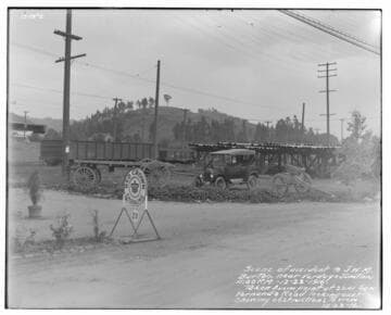 Scene of accident with JWM Burton