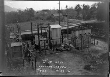 "C" Street Sub Looking South
