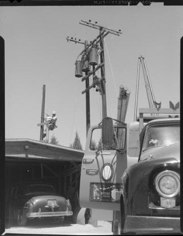 Victorville line construction