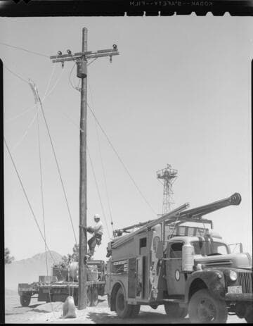 Victorville line construction