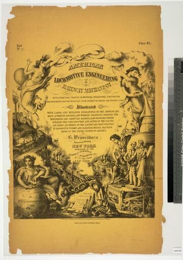 American locomotive engineering and railway mechanism