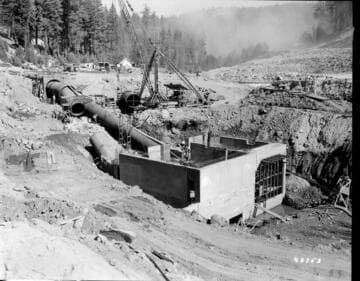 Big Creek, Huntington Lake Dams - Portal Powerhouse