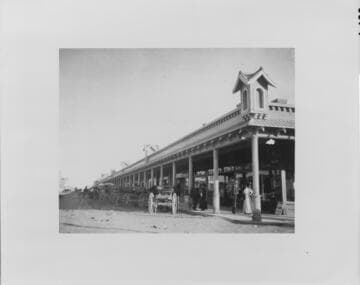 Looking east on Main Street, El Centro in 1910, showing the Holt Block, headquarters of  W