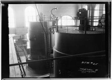Redondo turbines from operating gallery