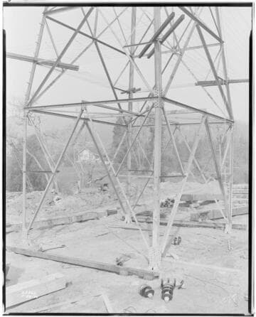 Miscellaneous Transmission - Moving multi-circuit tower at mile 0, Tower 6