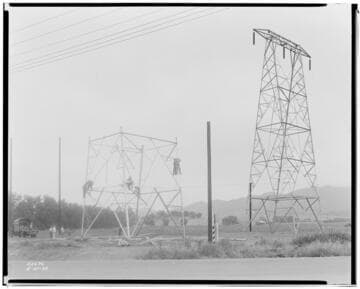 Transmission Line - tower construction