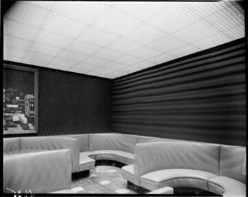 Booths in coffeeshop dining room