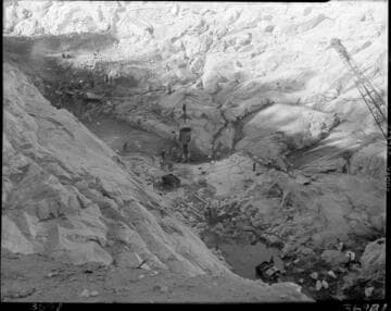 Big Creek #4: Dam 7 construction