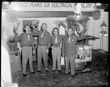 Edison Booth at a fair