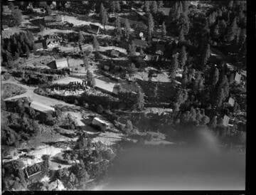 Aerial photo of town of Big Creek