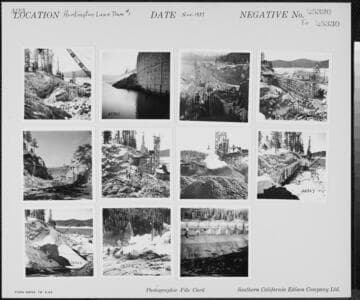 Big Creek, Huntington Lake Dams - Progress picture