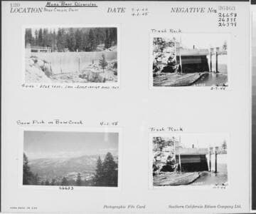 Big Creek, Mono-Bear Diversion