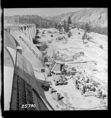Big Creek, Florence Lake Dam - Progress picture