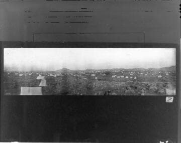 Goldfield in 1903 at the start of its boom, still a tent city but growing fast