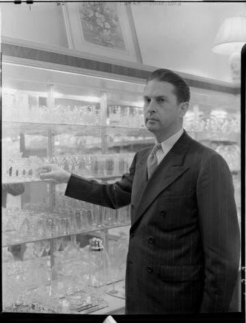 L1.3 - Lighting, stores - Glassware Dept. - Myers Department Store