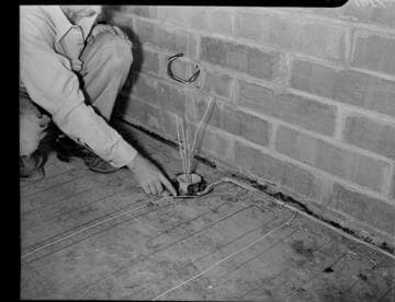 Domestic floor heating